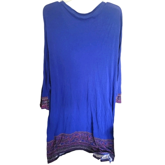 Coolibar Bamboo Blue Purple Long Sleeve 50+ UV Protection Cover-up Size 3X - Picture 12 of 12